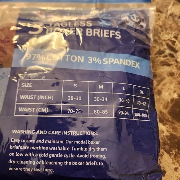 TT1 - Yacht & Smith 3 Tagless Boxer Briefs - Picture 4 of 4